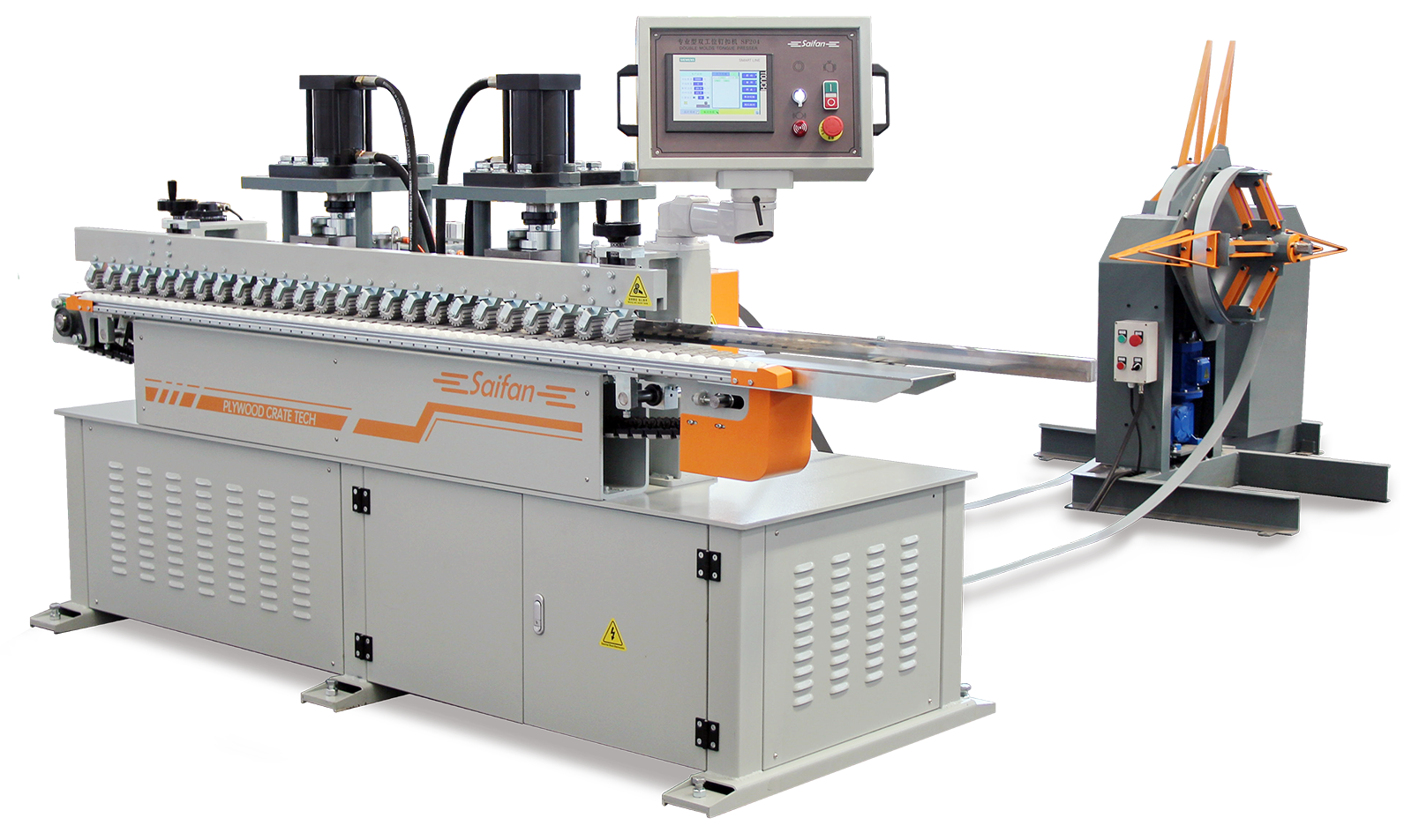 SF3204 Double molds buckle machine 